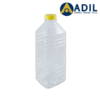 Plastic Juice Bottle 1500ml Sq. Pet Shape Lid 100 Pieces