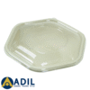 Bagasse Hexagon Shape Bowl 750ML With Pet Lid 300 Pieces