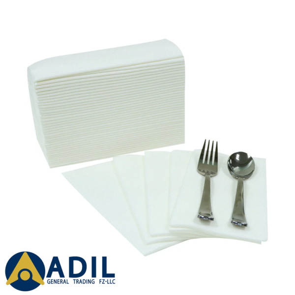 Premium Airlaid Napkin 40X40CM White 12X45 Pieces