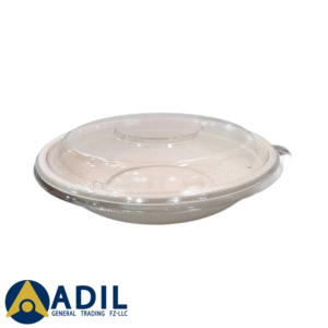 11 Bagasse Round Bowl Pet Lid 1X300 Pieces