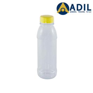 Plastic Juice Bottle 330ml Straight Plane Lid 160 Pieces