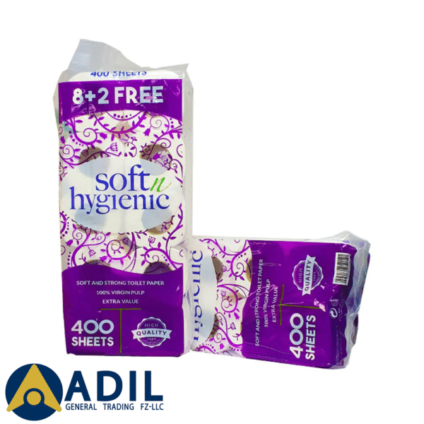 Soft N Hygienic Toilet Roll 400 Sheets 10X10 Pieces
