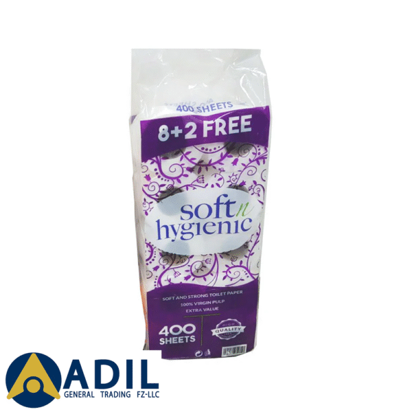 Soft N Hygienic Toilet Roll 400 Sheets 10X10 Pieces