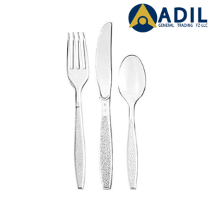 19 Clear Plastic Cutlery Set With Napkin 500 Sets