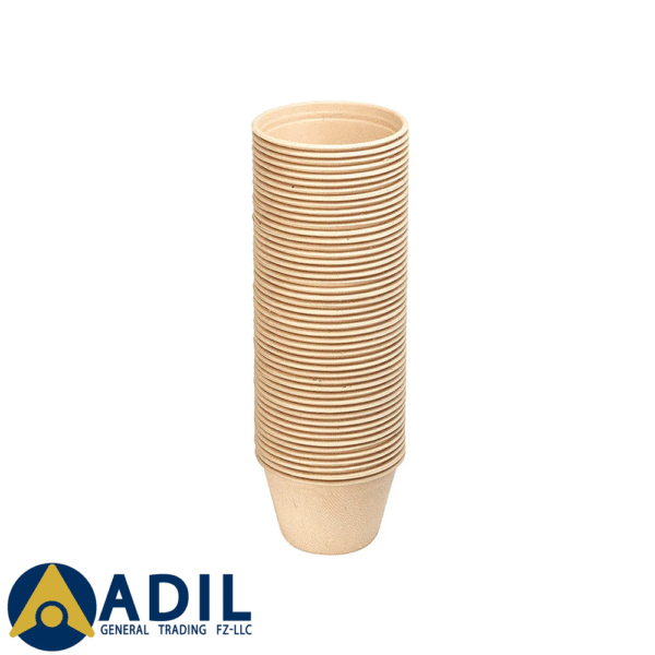 Bagasse Sauce Cup With Clear Lid 4 OZ 1X1000 Pieces