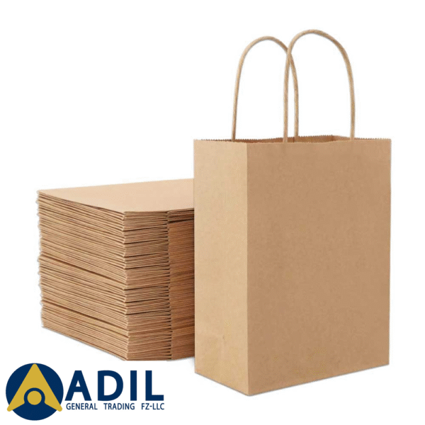 32 Kraft Paper Bag 34X33X18CM Twisted Handle