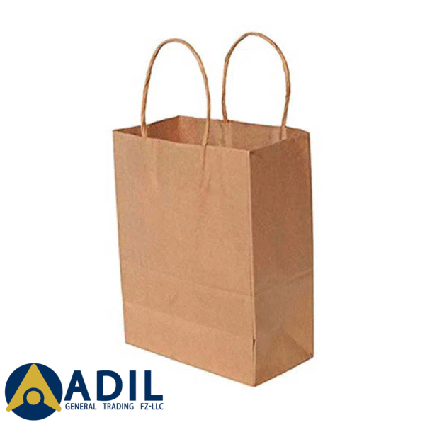 Kraft Paper Bag 24X12X28CM Twisted Handle 1X250 Pieces