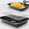 Microwave Container With Lid 1 Compartment