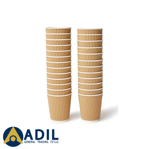 Ripple Coffee Cup 8 Ounce Without Lid 1X500 Pieces