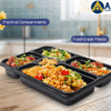 Microwave Container With Lid 5 Compartment