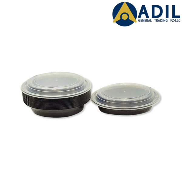 Microwave Container Round With Lid 1X150 Pieces