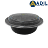 Microwave Container Round With Lid 1X150 Pieces