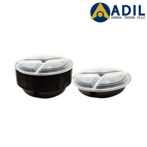Microwave Container Round With Lid 48 OZ