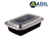 44.2 Microwave Container Rectangle With Lid 1X150 Pieces