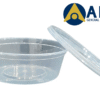 52 Clear Microwavable Container Round With Lid 1X500 Pieces