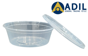 52 Clear Microwavable Container Round With Lid 1X500 Pieces