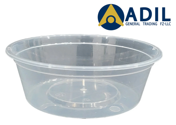 52.1 Clear Microwavable Container Round With Lid 1X500 Pieces