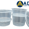 52.3 Clear Microwavable Container Round With Lid 1X500 Pieces