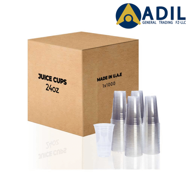 6 Pet Clear Juice Cup 24 Ounce 1X1000 Pieces