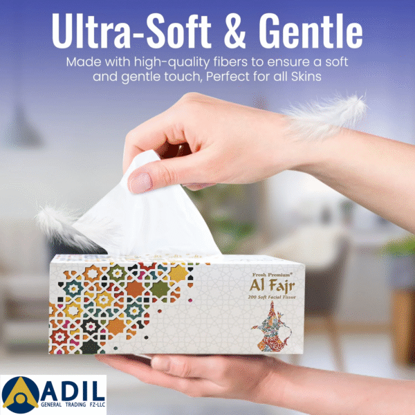 6.1 Al Fajr Facial Tissue 200 Sheet Pack 30 Pieces