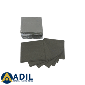 8 Premium Airlaid Napkin 20X20cm Black 20X50 Pieces