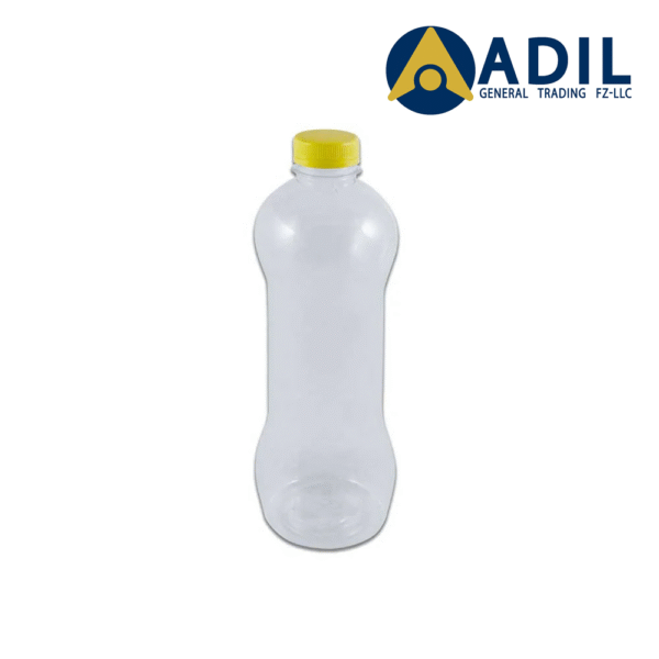 9 Plastic Juice Bottle 1000ml Square Shape Lid 100 Pieces
